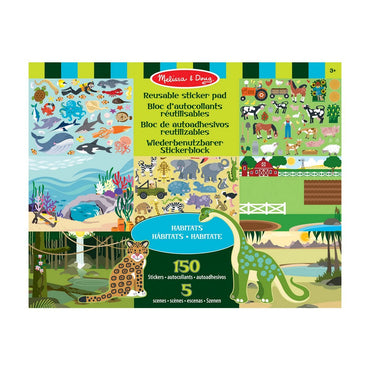 Crea Escenas Con Stickers Reutilizables Melissa & Doug - Habitats