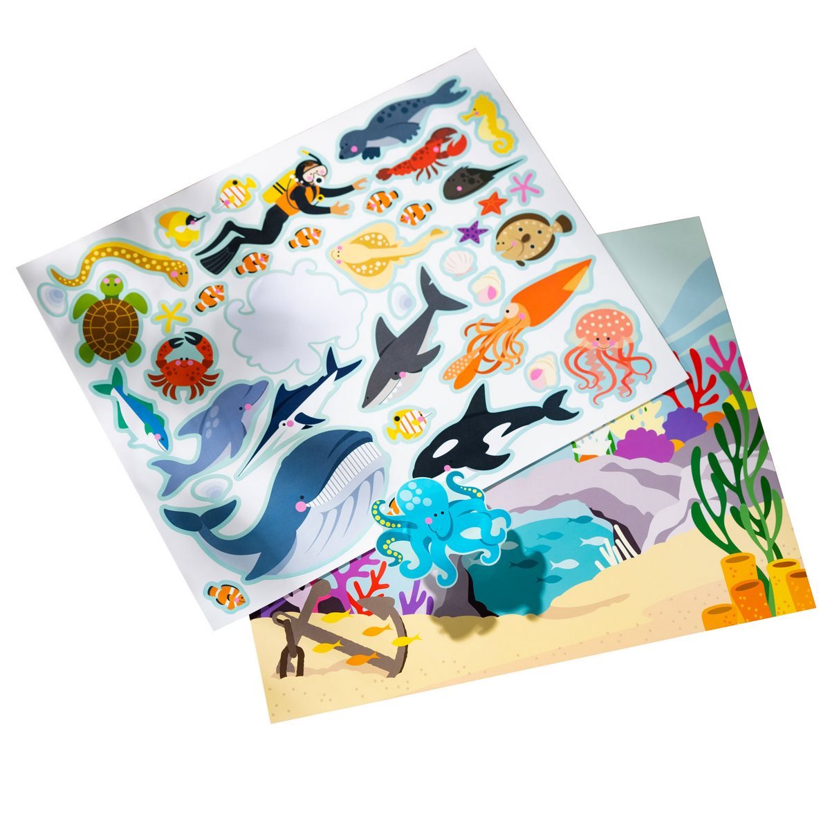 Crea Escenas Con Stickers Reutilizables Melissa & Doug - Habitats