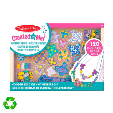 Set Mostacillasde Madera Corazones Y Mariposas Melissa & Doug