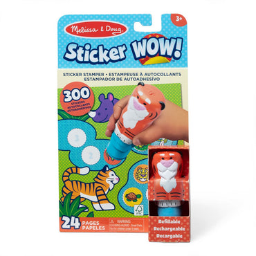 Estampador Wow Con 300 Stickers Melissa & Doug - Tigre