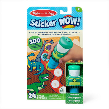 Estampador Wow Con 300 Stickers Melissa & Doug - Dinosaurio