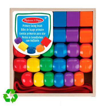 Juego Básico De Encaje De Madera Con Cordones Melissa & Doug