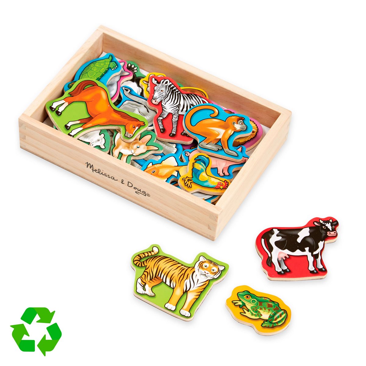 Juego De Animales Magnéticos De Madera Melissa & Doug