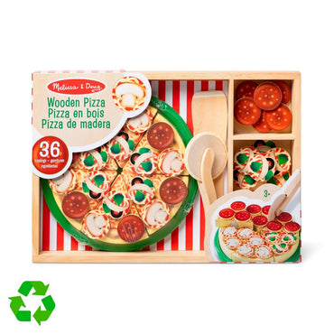 Juego De Pizza De Madera Melissa & Doug