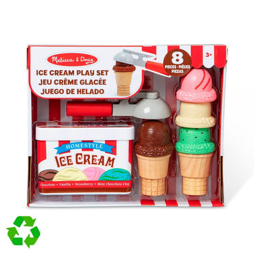 Juego De Helado De Madera Melissa & Doug