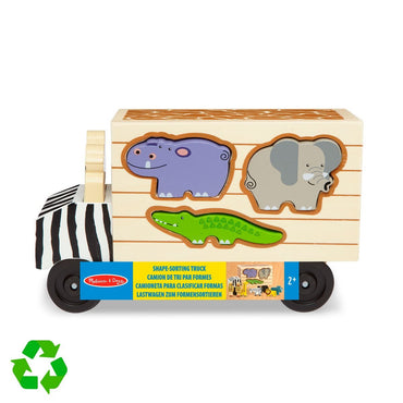 Camion Safari De Animales De Madera Melissa & Doug