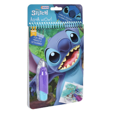 Libro Actividades Con Lapiz Magico Para Pintar Con Agua - Stitch