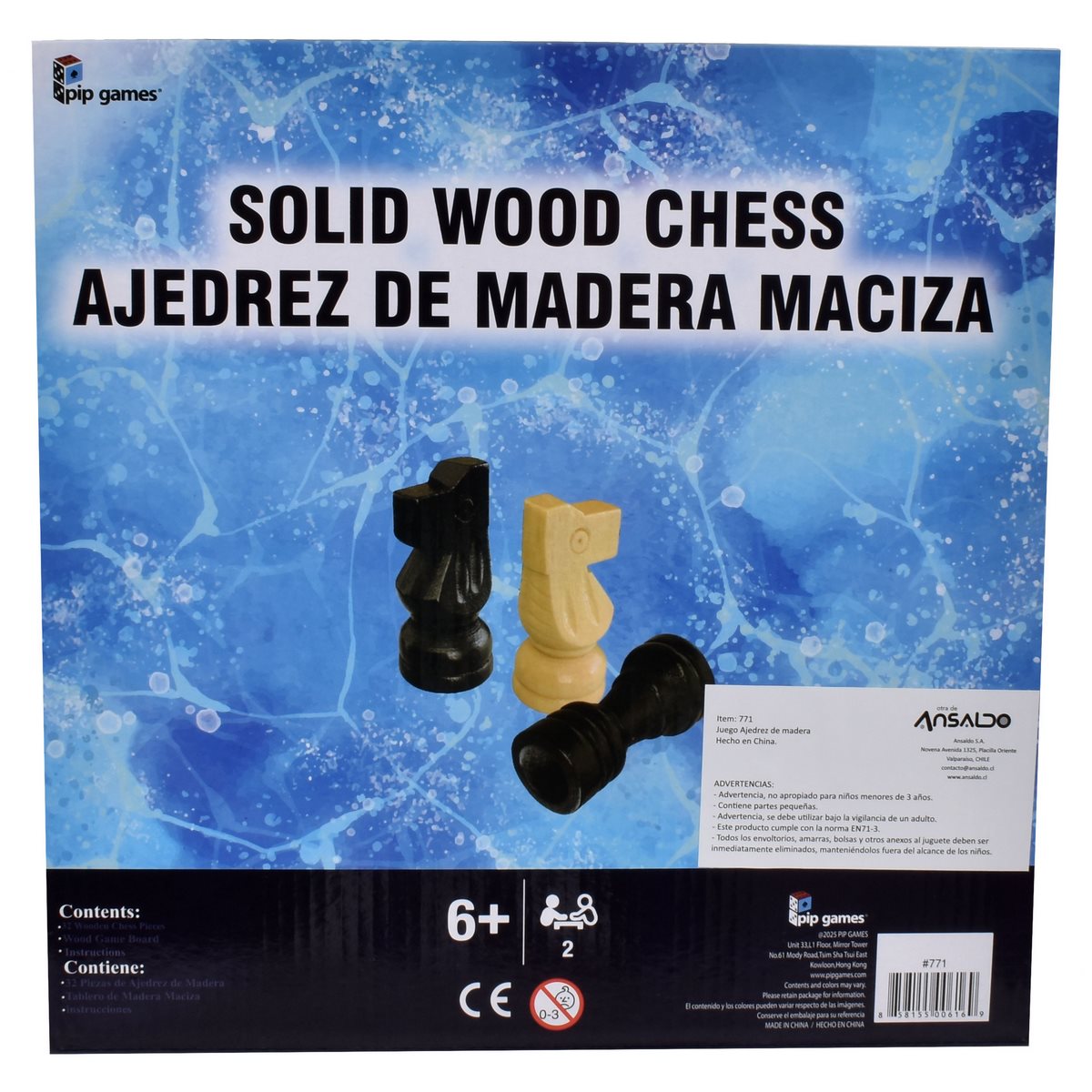 Juego Ajedrez De Madera