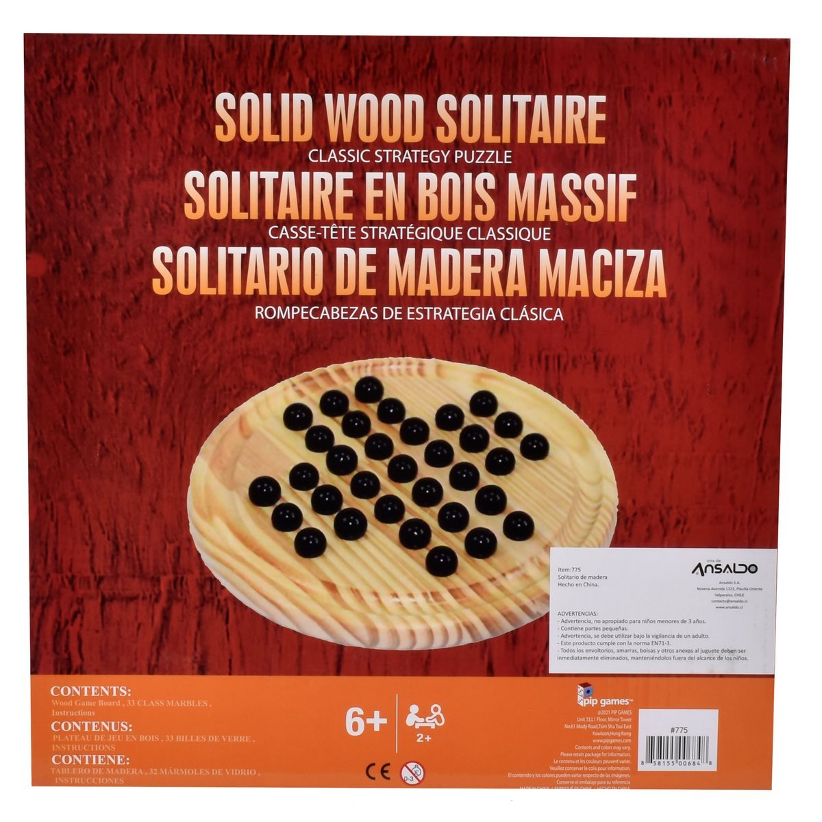 Solitario De Madera
