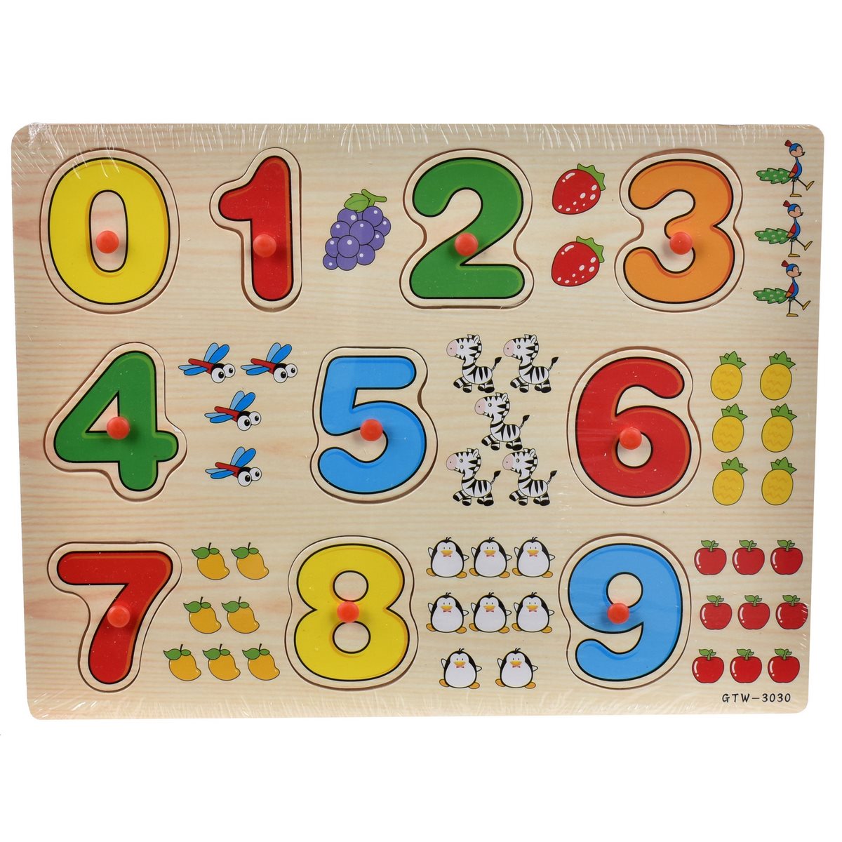 Puzzle Madera Numeros