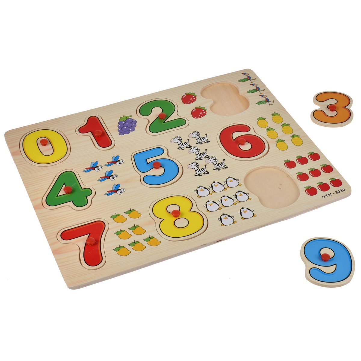 Puzzle Madera Numeros