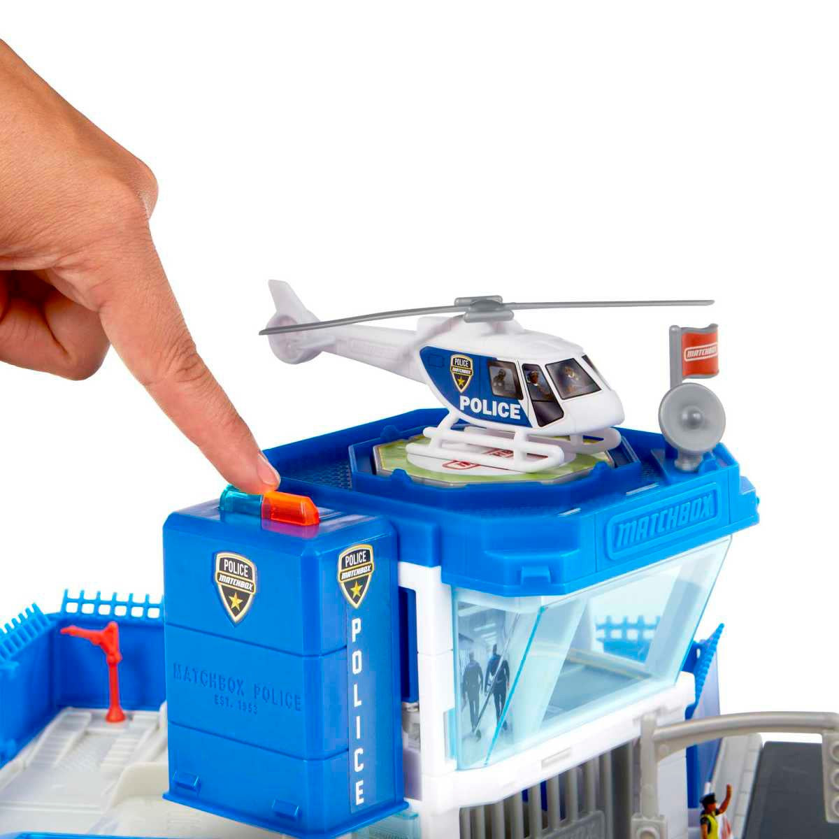 Matchbox Conductores De Accion Mattel - Police Station Dispatch