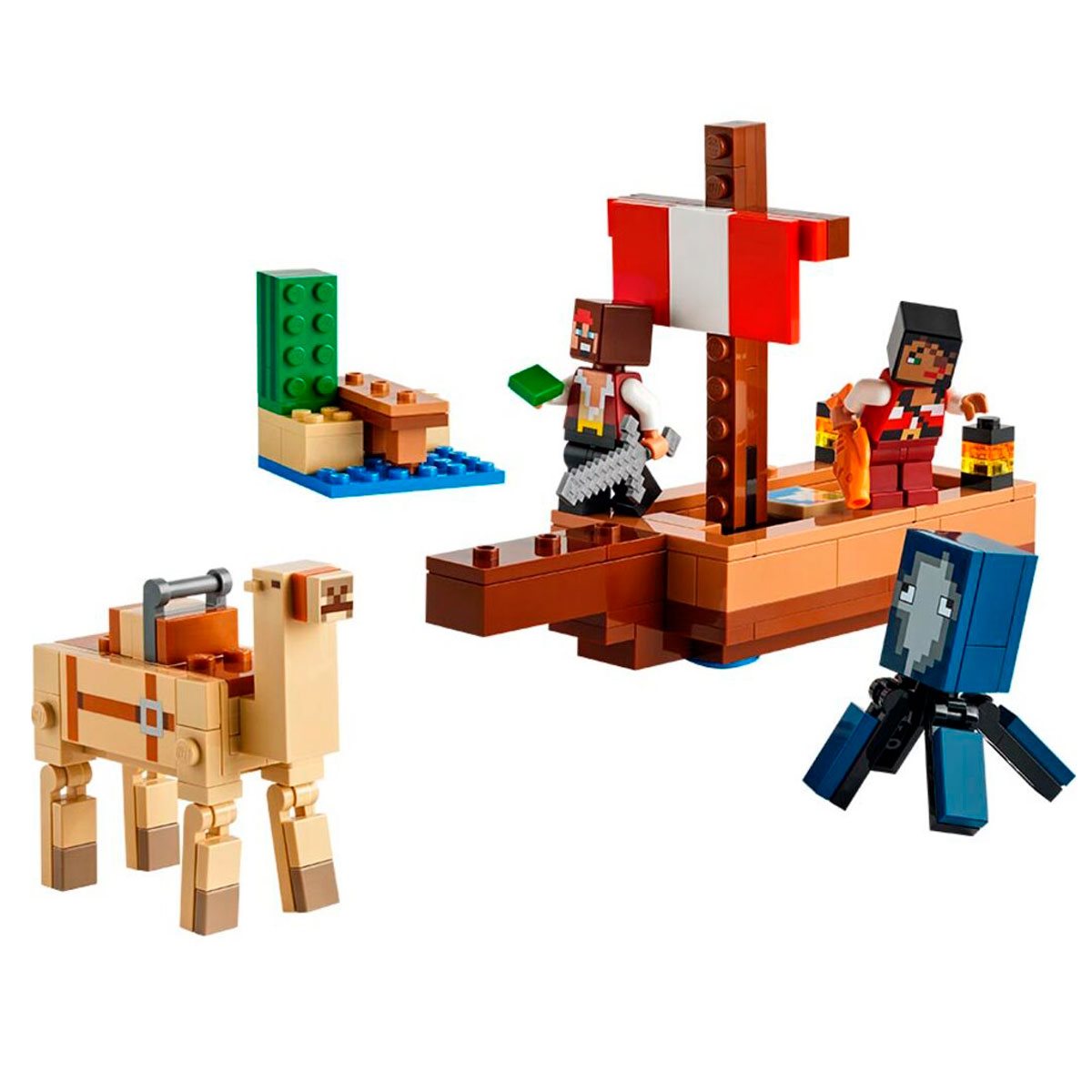 ラ・パルレ　パルスクイーズ Lego Minecraft El Viaje En El Barco Pirata | Compra Online
