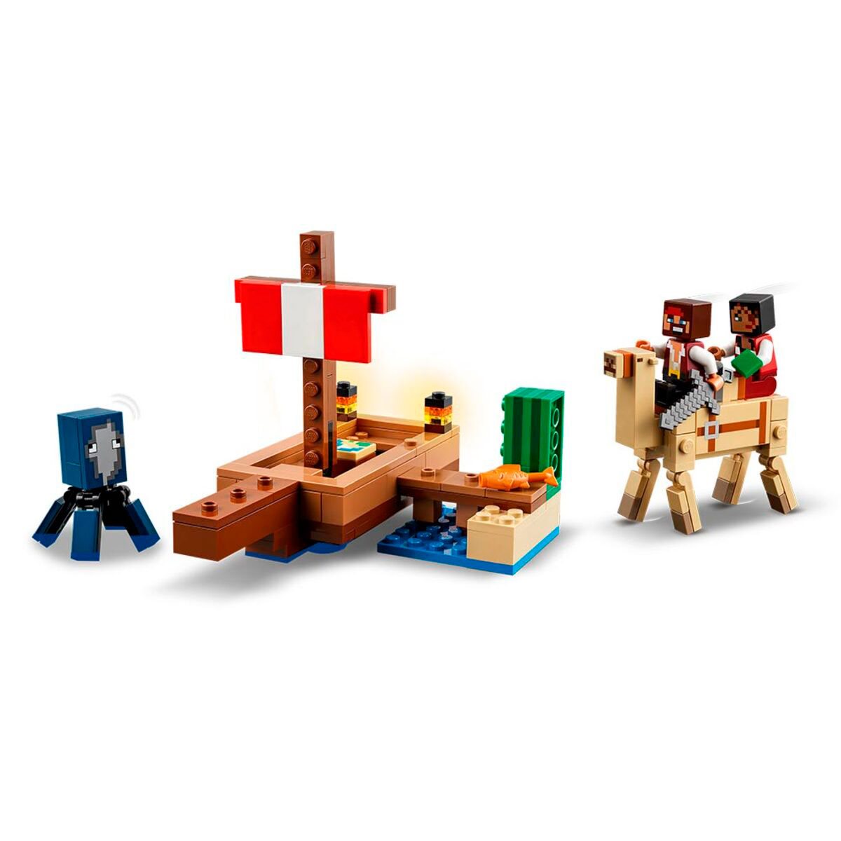 Lego Minecraft El Viaje En El Barco Pirata