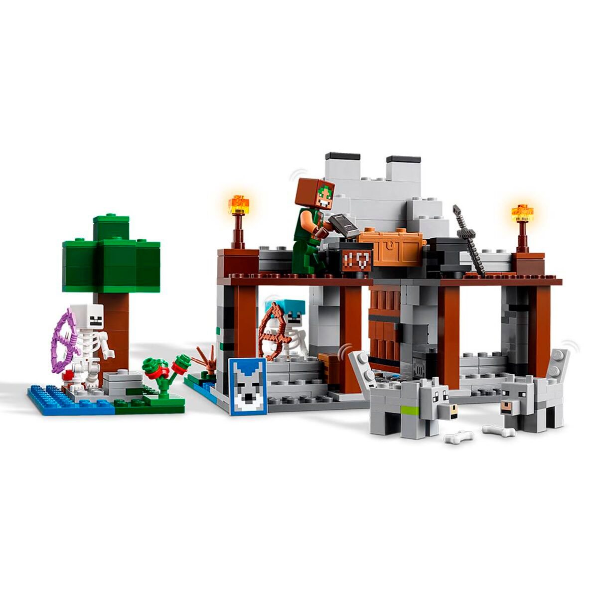 Lego Minecraft La Fortaleza-Lobo