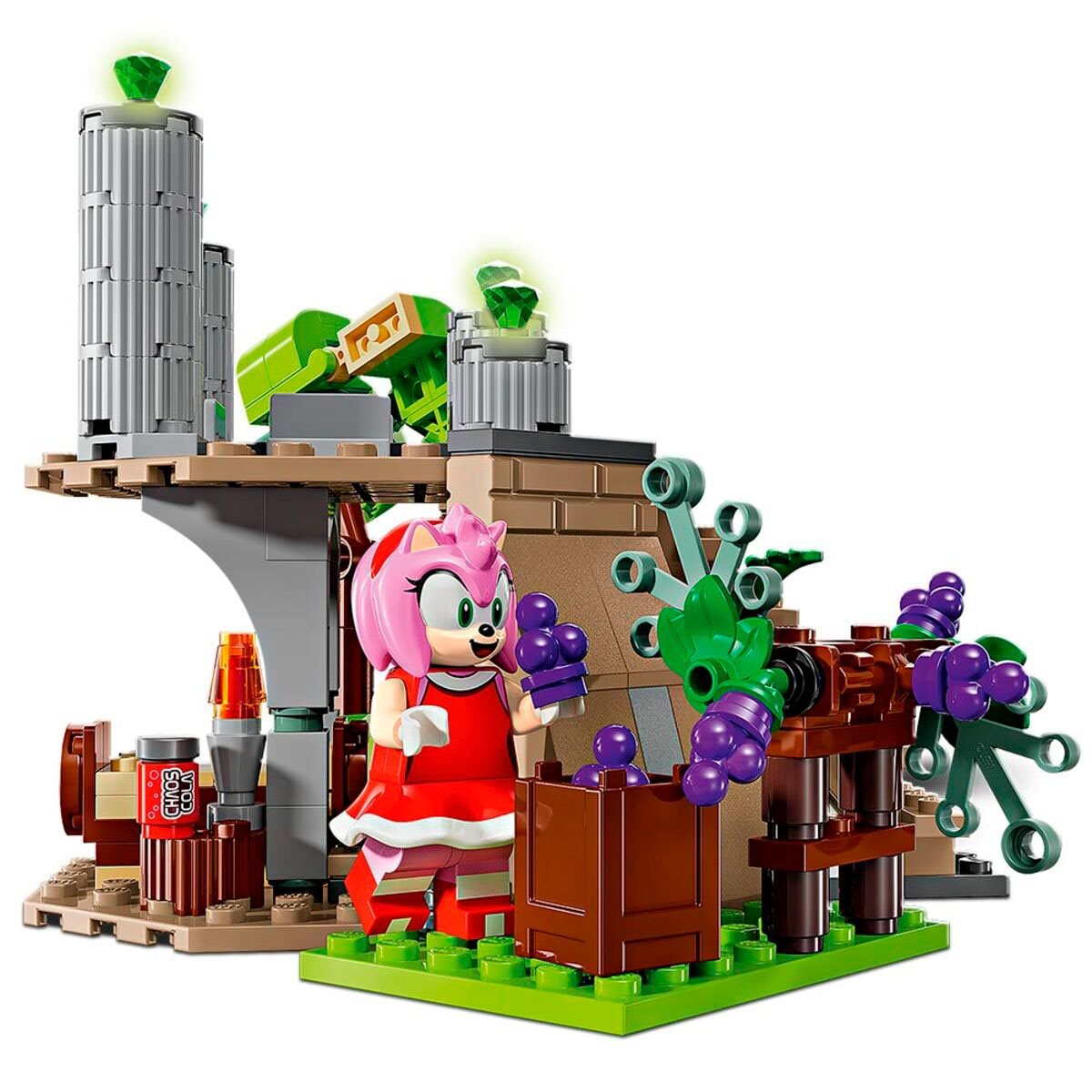 Lego Sonic Knuckles Y Santuario Master Emerald