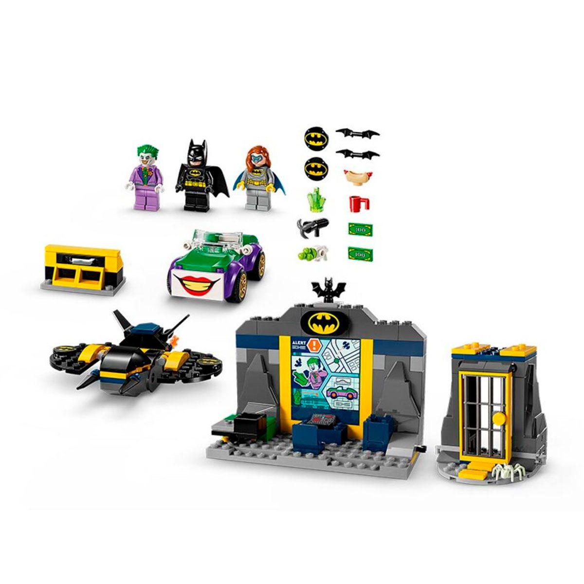 Lego Super Heroes Dc Baticueva Con Batman Batgirl Y Joker