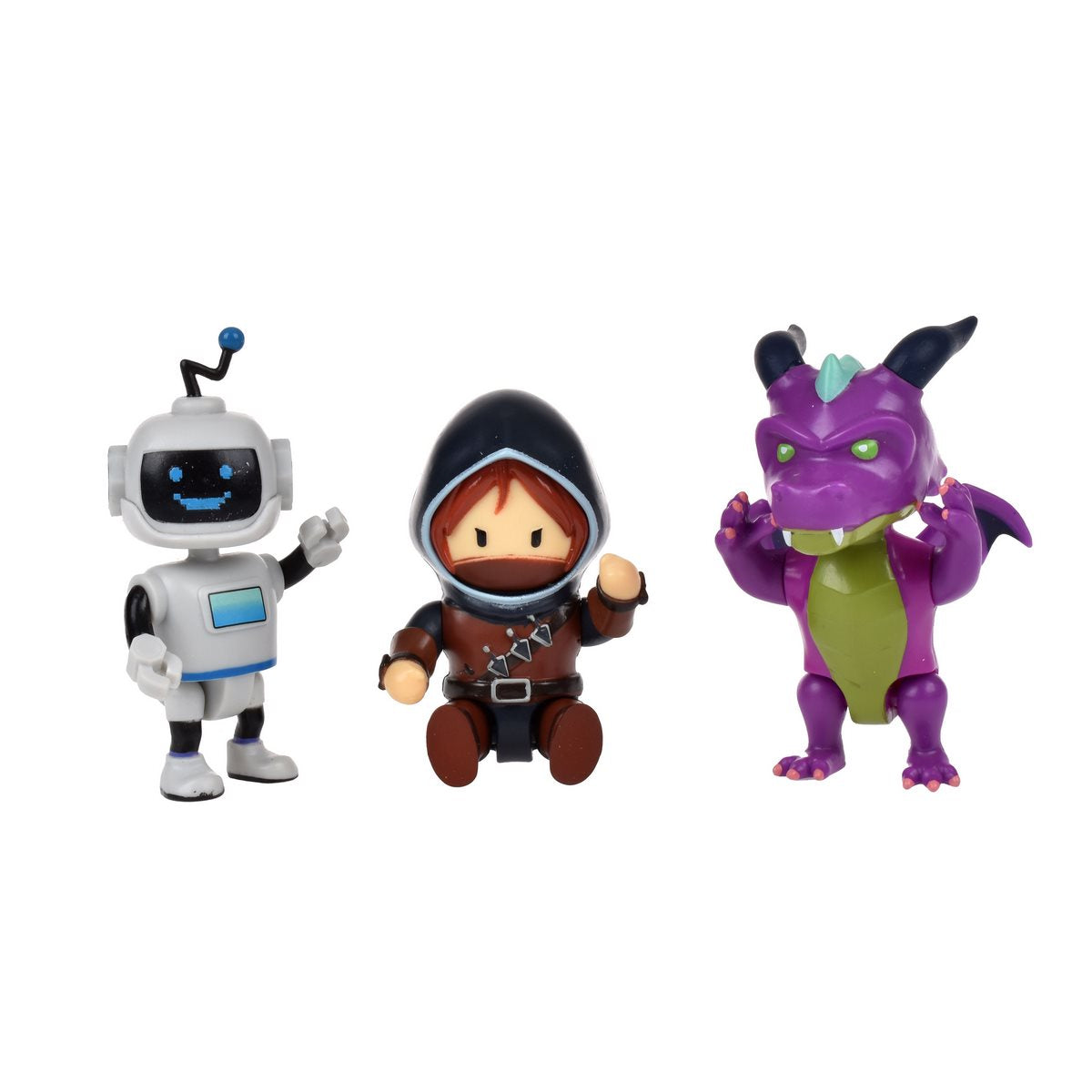Pack 3 Figuras 8 Cms Articuladas Stumble Guys - Stumblebot Mk2