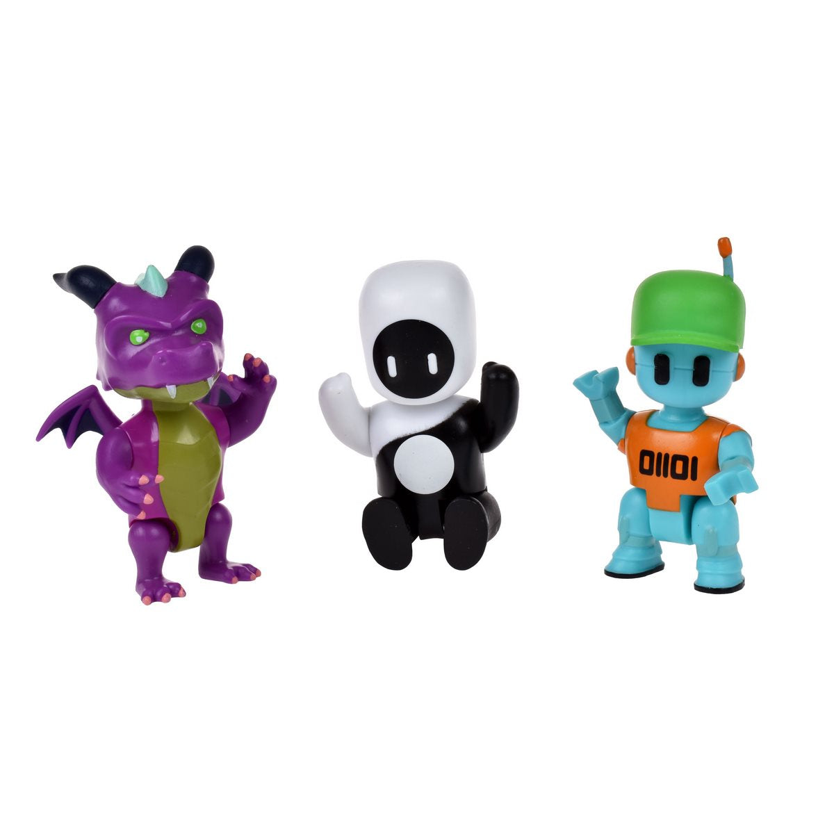 Pack 3 Figuras 8 Cms Articuladas Stumble Guys - Yang