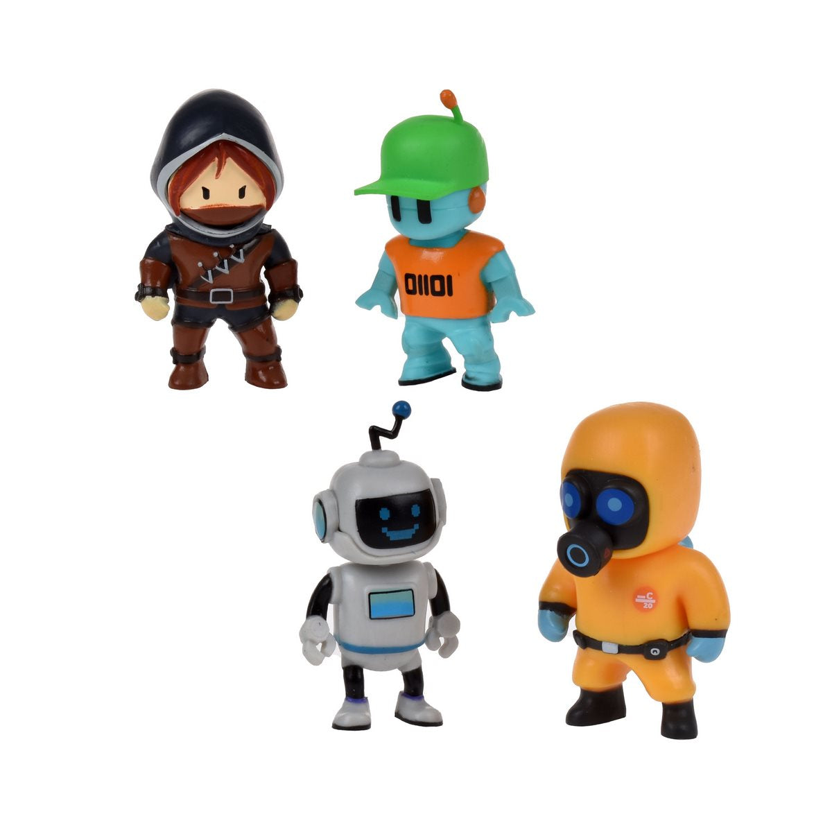 Pack 5 Figuras 5 Cms Stumble Guys - Hazmat Nbc