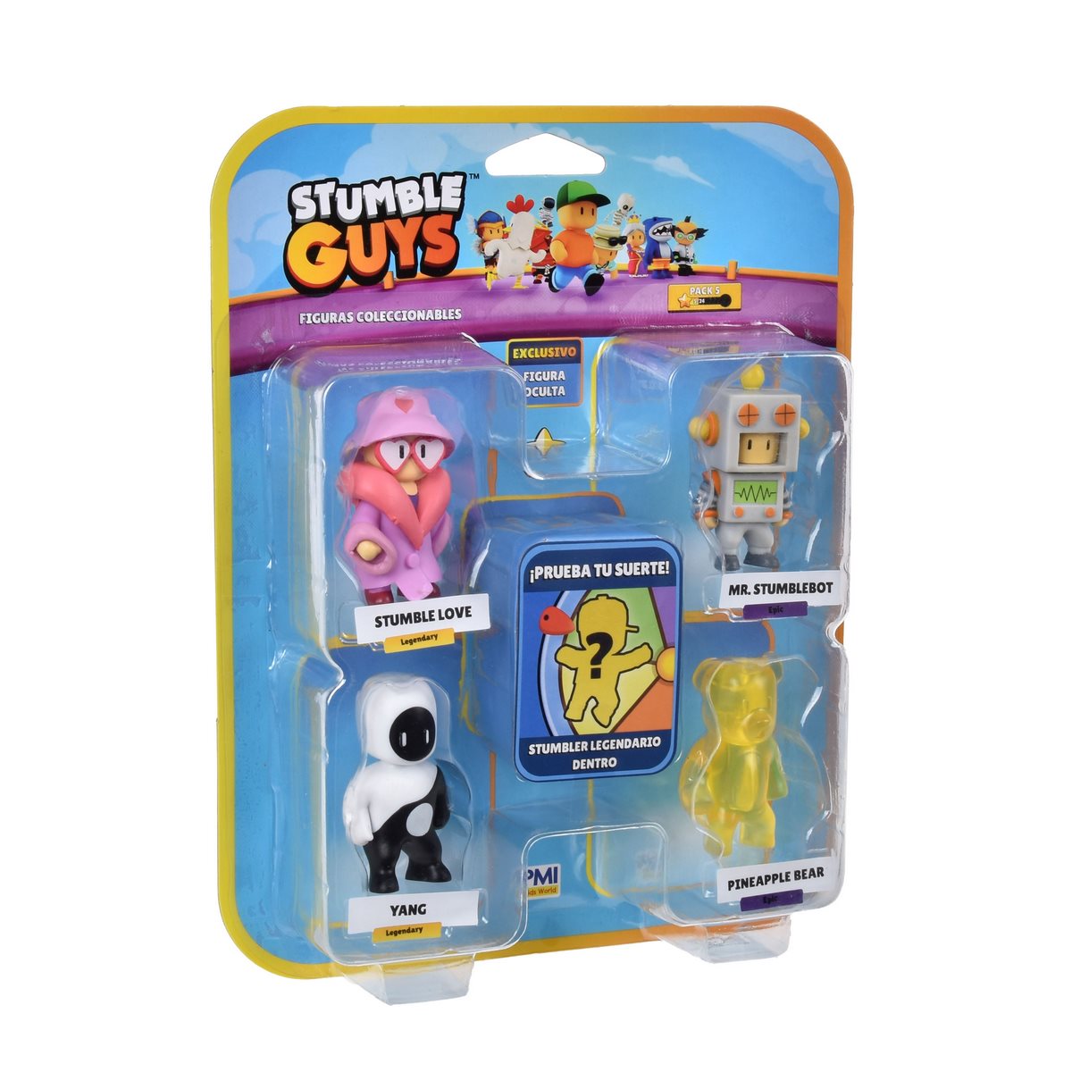 Pack 5 Figuras 5 Cms Stumble Guys - Mr.stumblebot