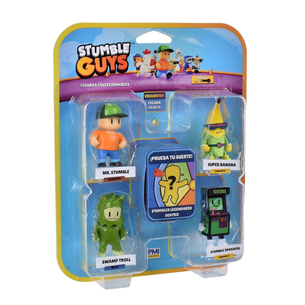 Pack 5 Figuras 5 Cms Stumble Guys - Super Banana