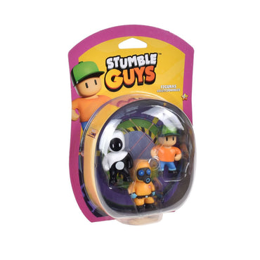 Pack 3 Figuras 5 Cms Stumble Guys - Hazmat Nbc
