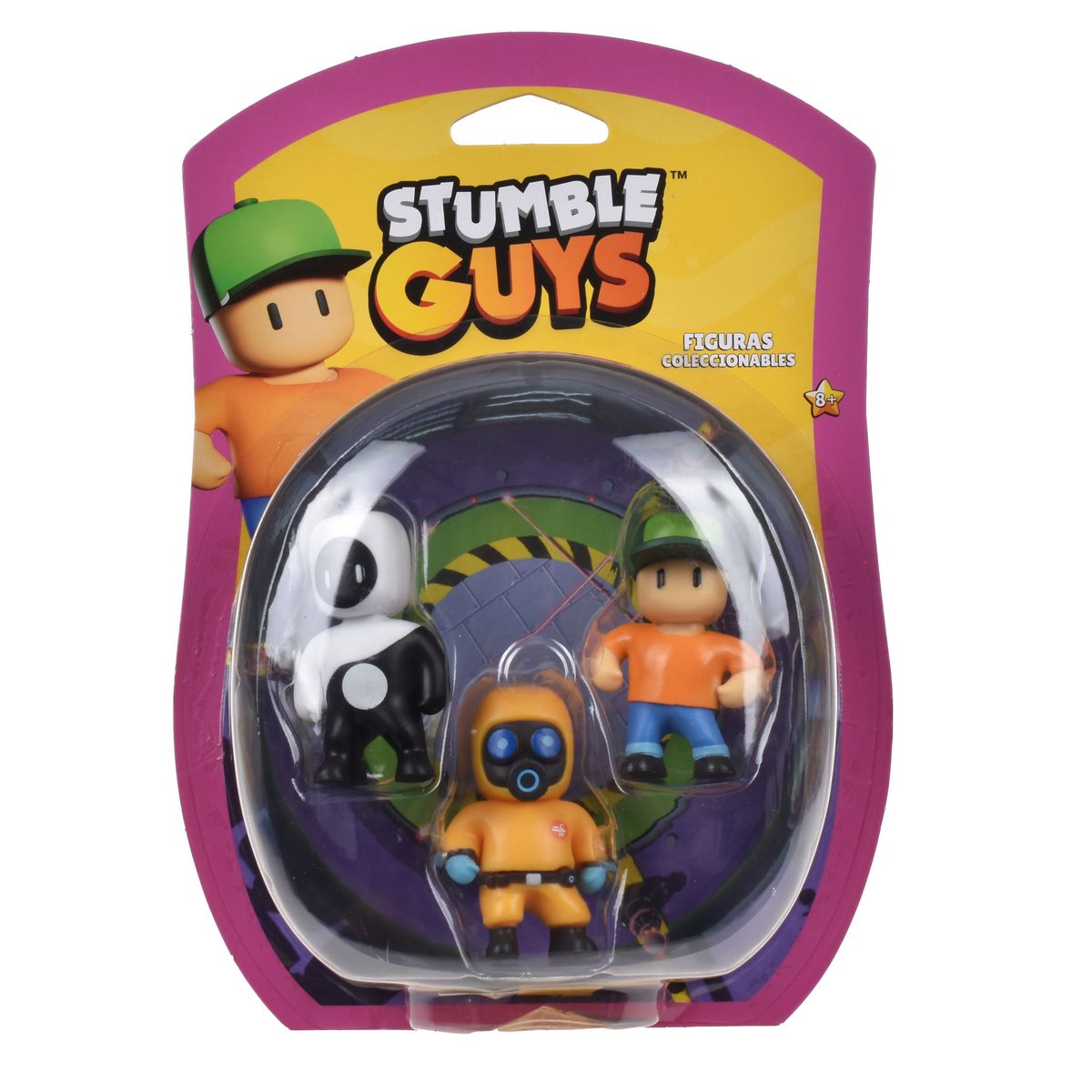 Pack 3 Figuras 5 Cms Stumble Guys - Hazmat Nbc