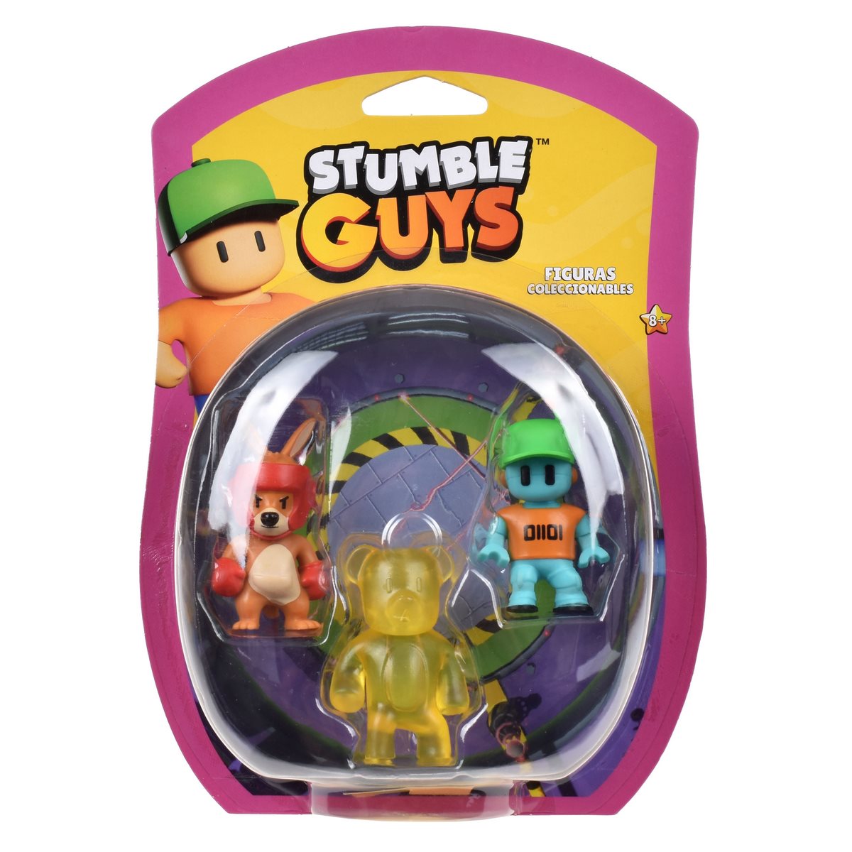Pack 3 Figuras 5 Cms Stumble Guys - Pineapple Bear