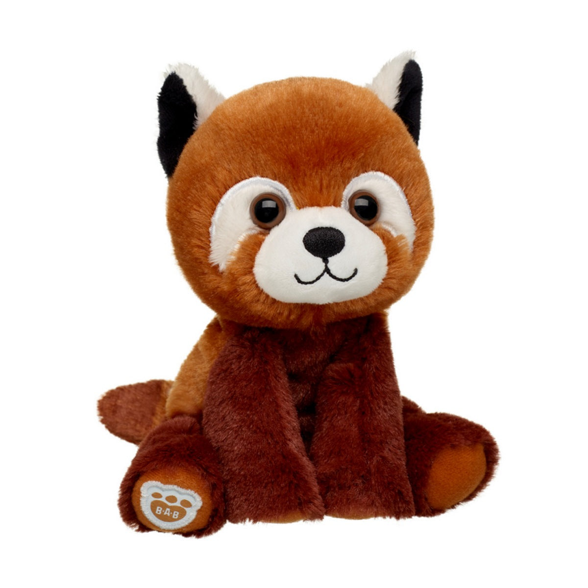 Mini Peluche Bean Panda Rojo Build-A-Bear