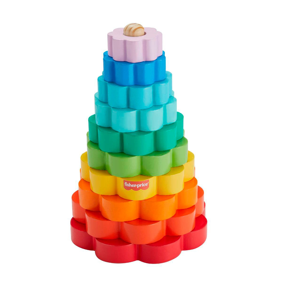 Fisher-Price Juguete Para Bebés Anillos Apilables De Madera