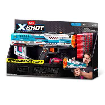 Lanza Dardos Skins Pro Series Fury-X Blaster Con 40 Dardos X-Shot