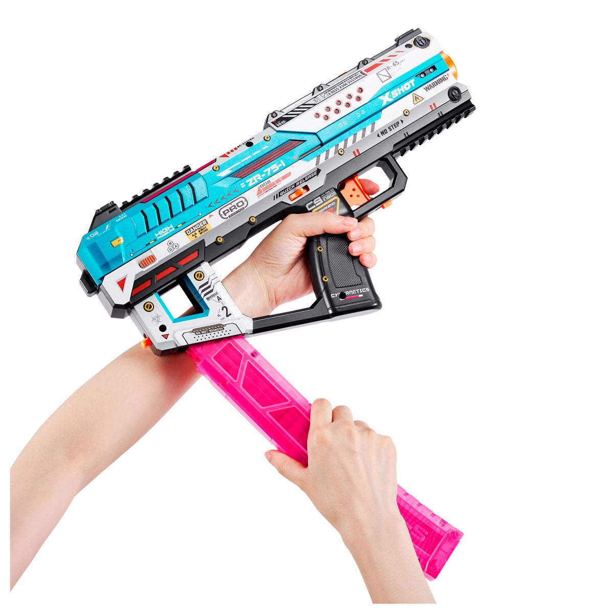 Lanza Dardos Skins Pro Series Fury-X Blaster Con 40 Dardos X-Shot