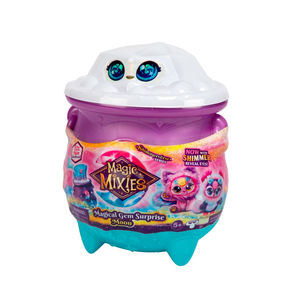 Magic Mixies Caldero Magico Gema Sorpresa - Celeste