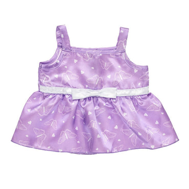 Vestido Morado Print Mariposa Fairy Friends Build-A-Bear