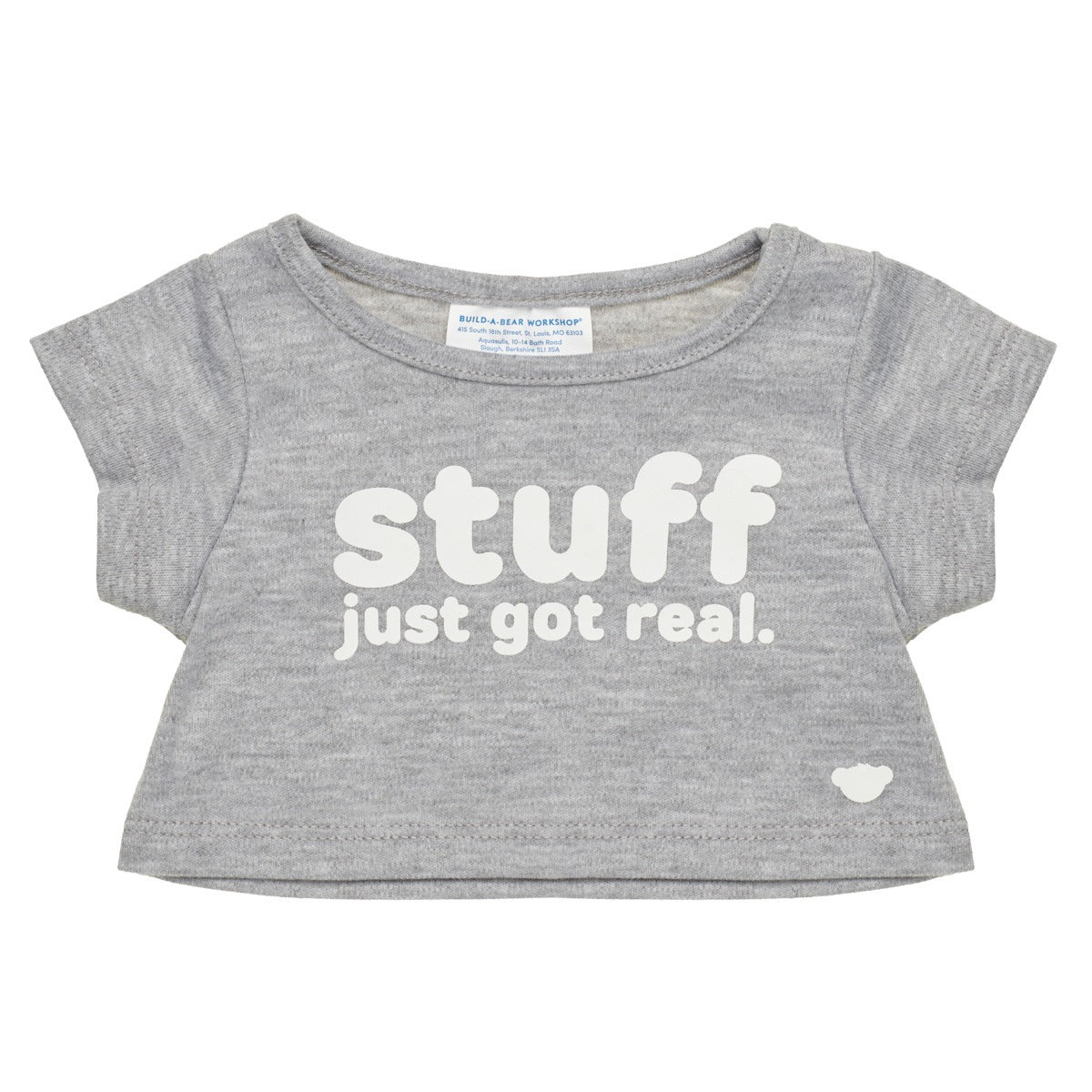Polera Gris Stuff Build-A-Bear