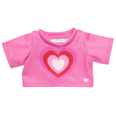 Poleron Rosa Corazon Build-A-Bear
