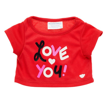 Polera Negra Love You Build-A-Bear