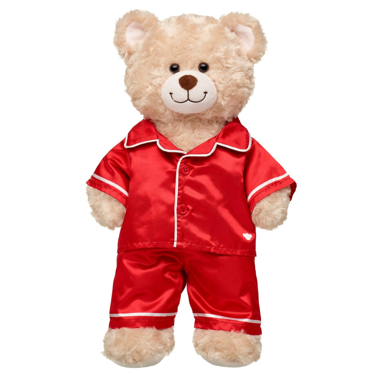 Pijama Satin Rojo Build-A-Bear