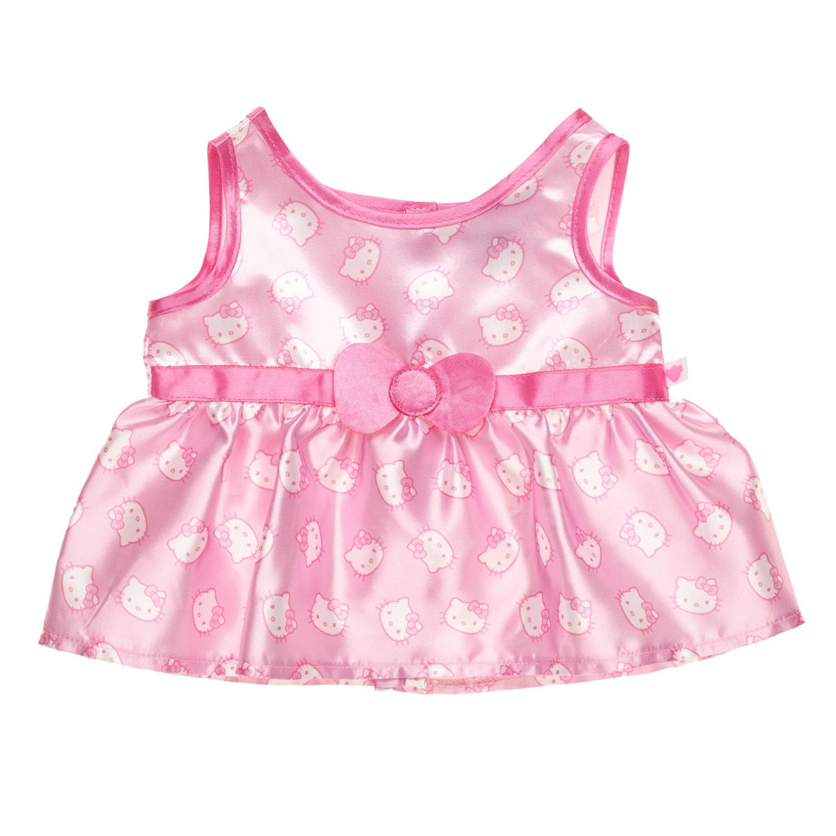 Vestido Satin Rosa Hello Kitty Sanrio Build-A-Bear