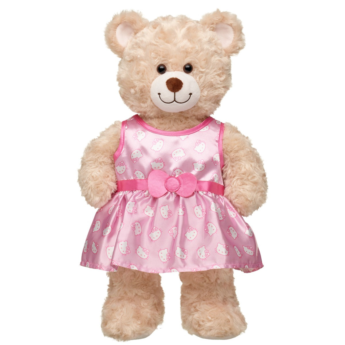 Vestido Satin Rosa Hello Kitty Sanrio Build-A-Bear