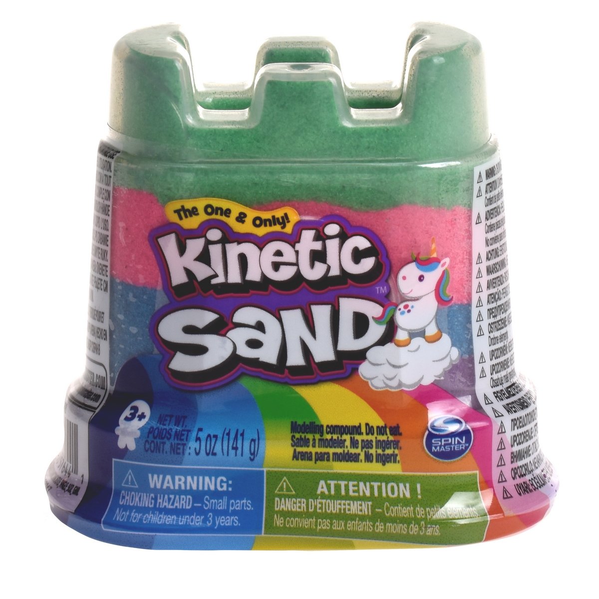 Mini Castillo Arcoíris Con 150 Gramos Arena Mágica Kinetic Sand