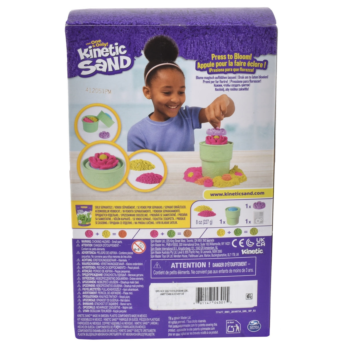Pack Creacion Flores Arena Magina Kinetic Sand