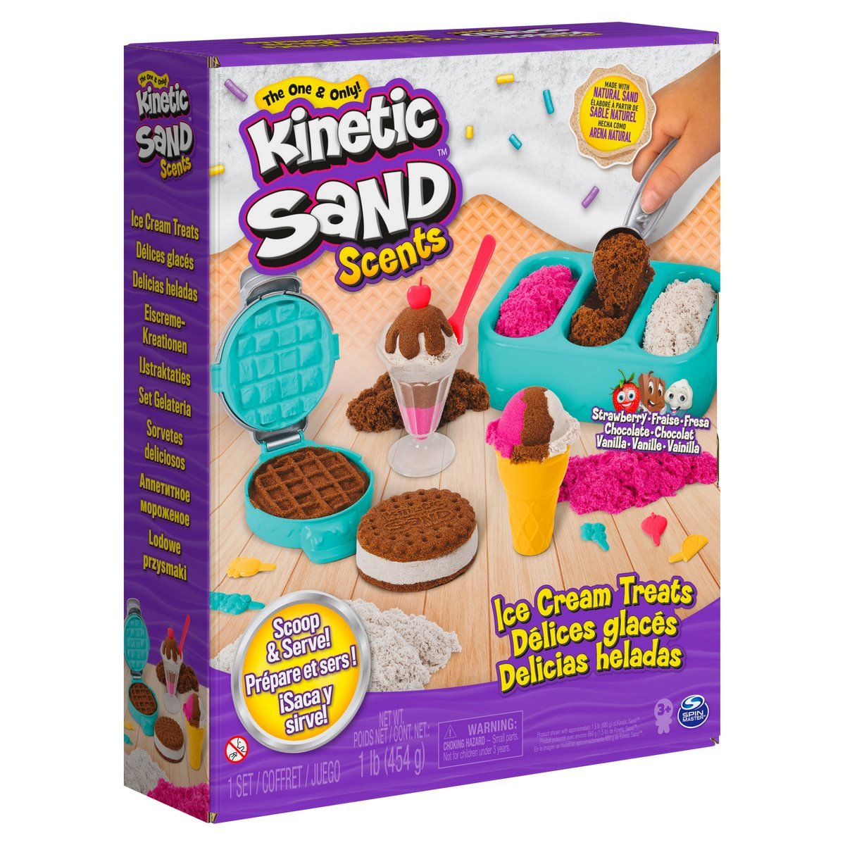 Estacion De Helados Arena Magica Kinetic Sand