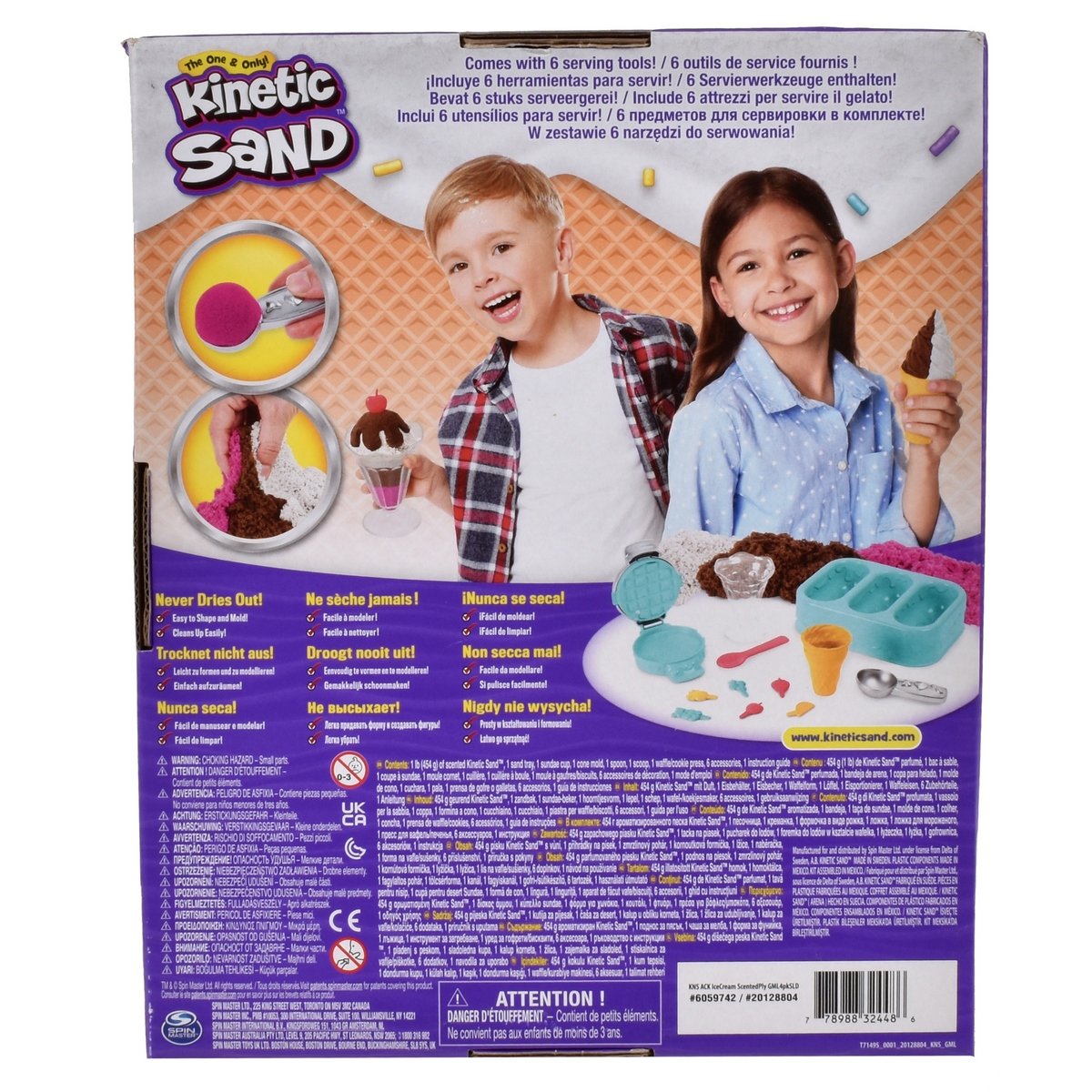 Estacion De Helados Arena Magica Kinetic Sand
