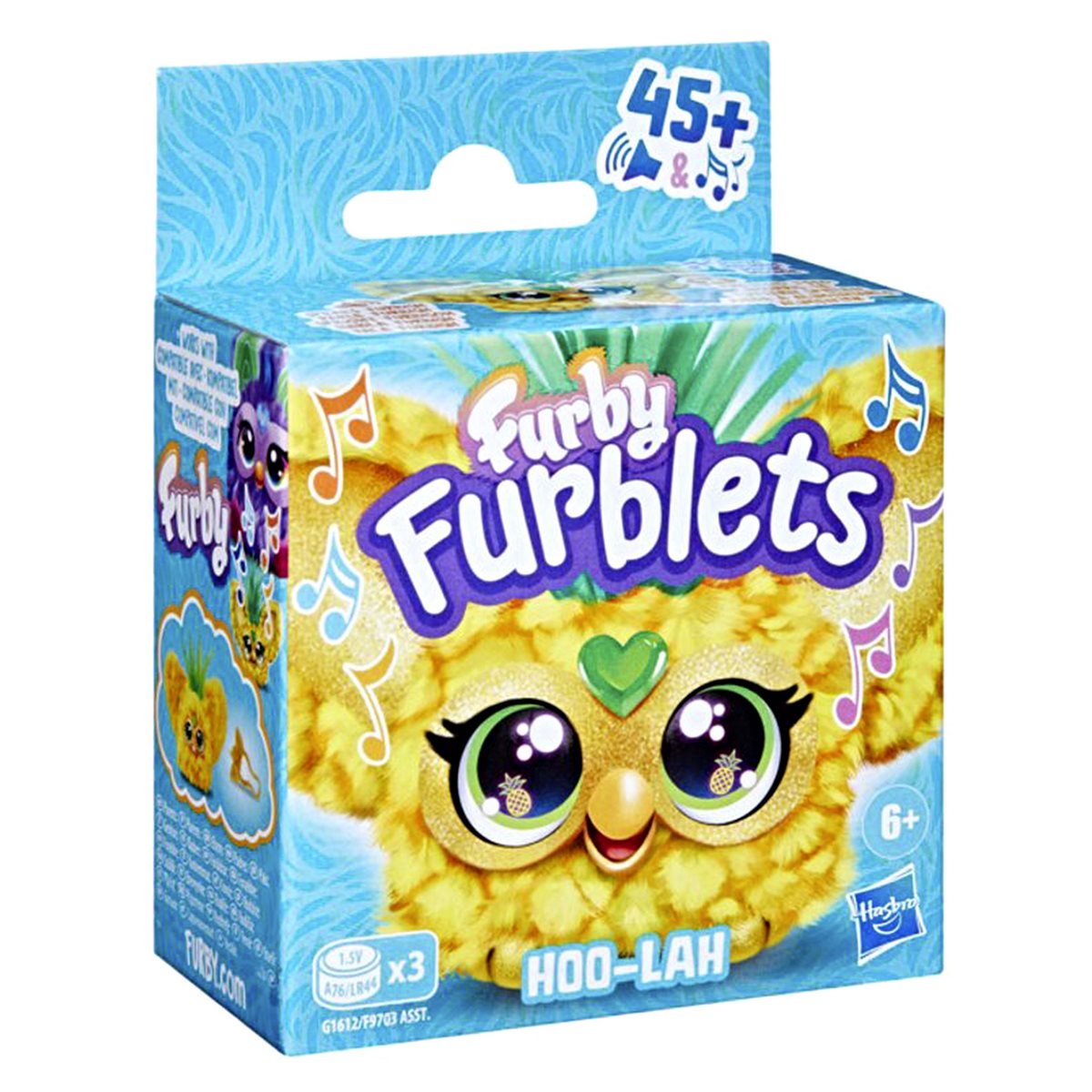 Mini Peluche Furby Furblets - Hoo - Lah