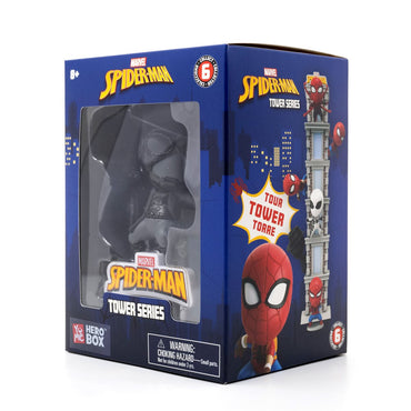 Figura Spiderman 8 Cms Con Escenario Edificio - Spider - Man Noir