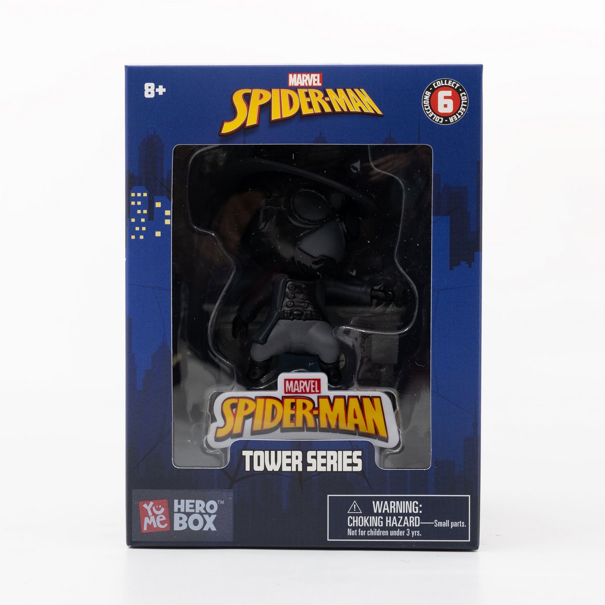 Figura Spiderman 8 Cms Con Escenario Edificio - Spider - Man Noir