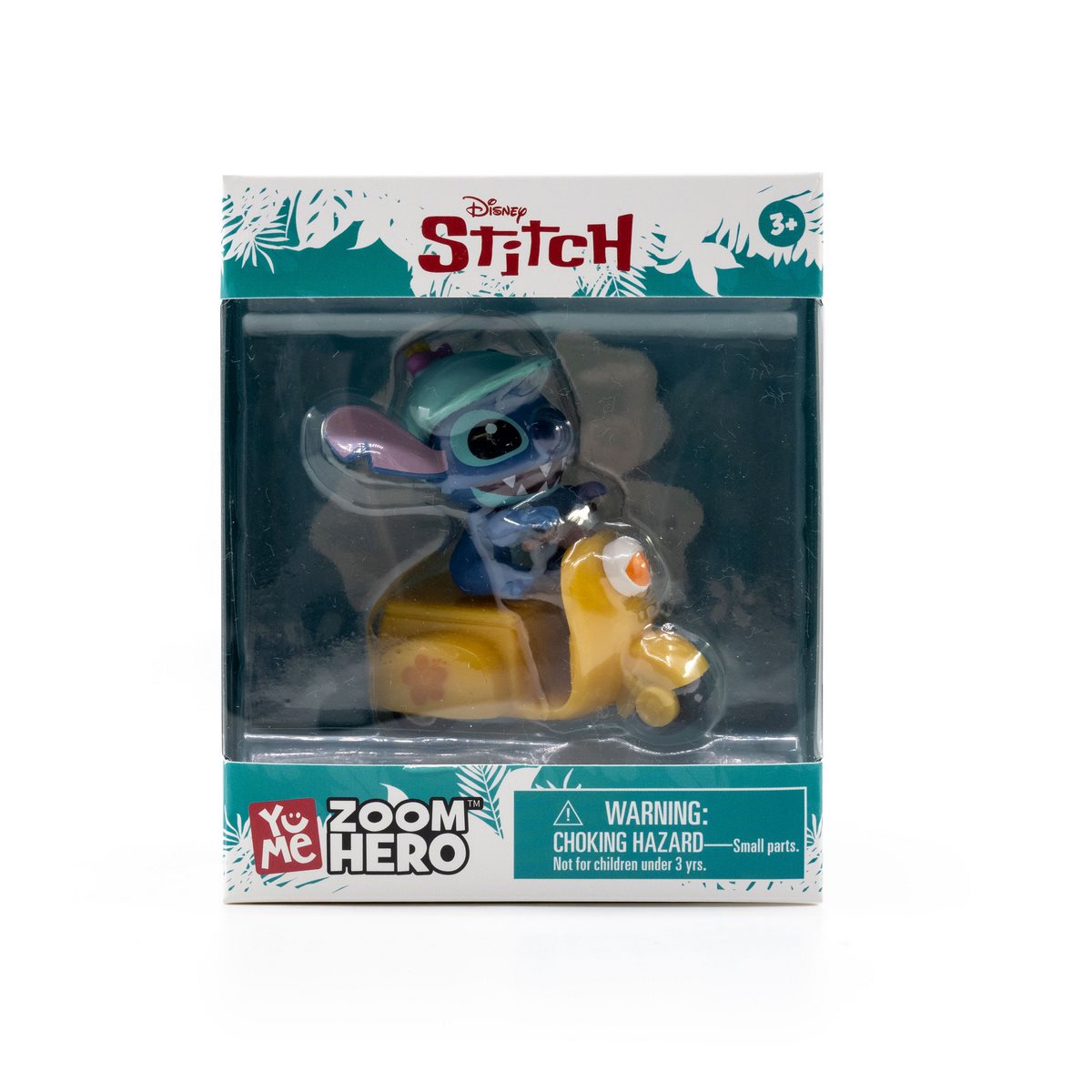 Vehiculo Con Figura Stitch Pullback - Stitch Motocicleta Amarilla