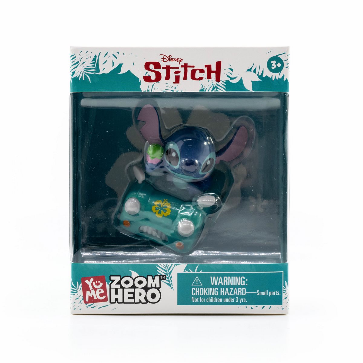 Vehiculo Con Figura Stitch Pullback - Stitch Automovil Celeste